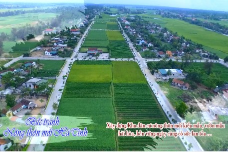 Bức tranh nông thôn mới Hà Tĩnh