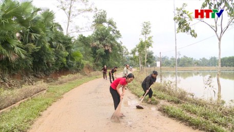 Vũ Quang chỉnh trang lại cảnh quan môi trường sau lũ