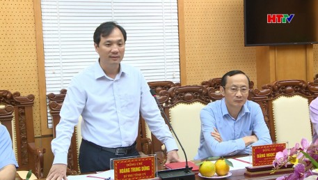 Hà Tĩnh chia sẽ kinh nghiệm với Hậu Giang