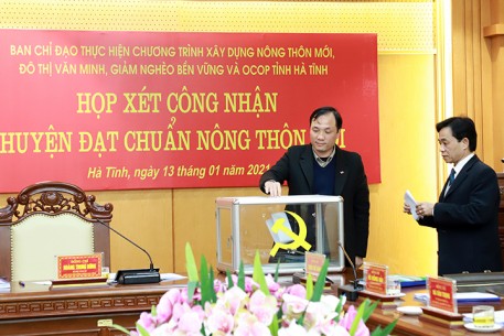 Hà Tĩnh đề nghị Trung ương công nhận huyện Vũ Quang đạt chuẩn nông thôn mới