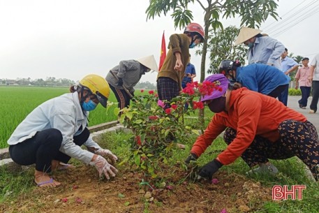 Lộc Hà tăng tốc cán đích huyện nông thôn mới trong 100 ngày tới
