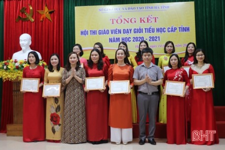 147 giáo viên tiểu học Hà Tĩnh đạt danh hiệu dạy giỏi cấp tỉnh