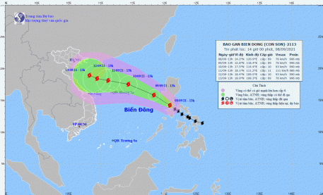 Tin mới nhất về cơn bão CONSON