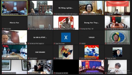 Bộ Nông nghiệp và PTNT: Họp trực tuyến về sản xuất chăn nuôi, cung - cầu thực phẩm các tháng cuối năm 2021