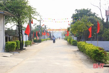 Can Lộc có thêm 14 khu dân cư nông thôn mới kiểu mẫu