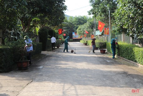 Thanh bình, tươi mới trên vùng quê tái định cư ở Vũ Quang