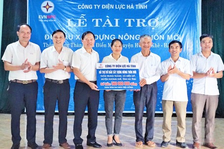 Điều chỉnh 22 đơn vị đỡ đầu xây dựng nông thôn mới cho 2 xã ở Hương Khê