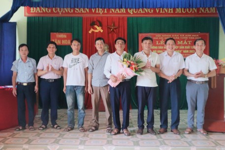 Hội Nông dân xã Kim Hoa: Ra mắt mô hình “Chi hội Nông dân nghề nghiệp sản xuất cam hữu cơ”