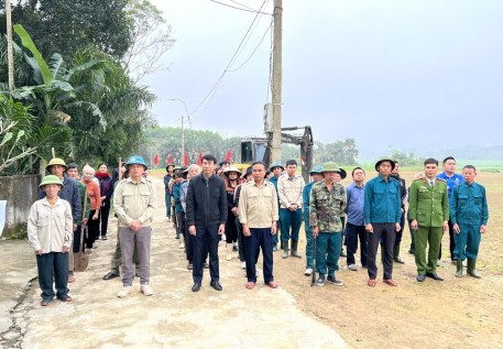 Xã Sơn Tây, huyện Hương Sơn phát động phong trào xây dựng NTM, khu dân cư NTM kiểu mẫu năm 2024
