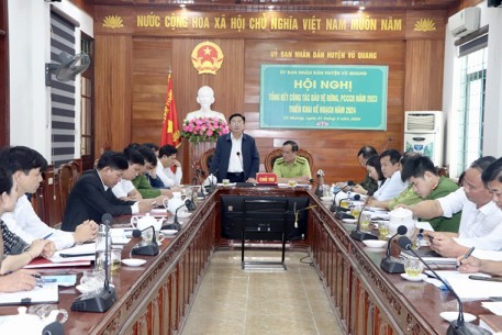 Vũ Quang: Tổng kết công tác bảo vệ rừng, phòn cháy chữa cháy rừng năm 2023.