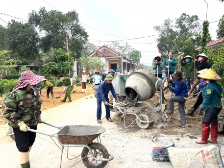 Xã Sơn Lĩnh: Phát động đợt cao điểm 60 ngày xây dựng NTM