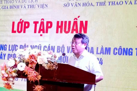 Hà Tĩnh: Tập huấn nâng cao năng lực cán bộ văn hóa xây dựng nông thôn mới