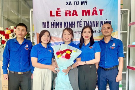 Đoàn Thanh niên xã Tứ Mỹ ra mắt mô hình kinh tế thanh niên