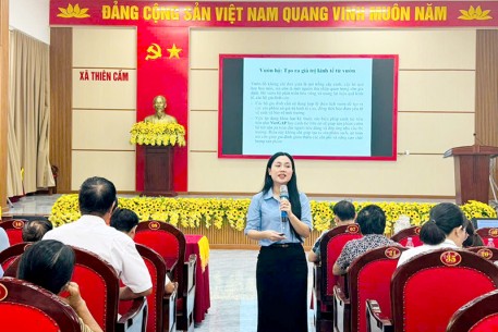 Hướng dẫn xây dựng Khu dân cư nông thôn mới kiểu mẫu tại xã Thiên Cầm