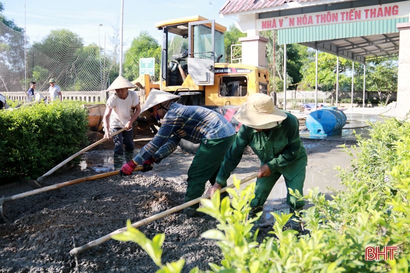 “60 ngày cao điểm xây dựng nông thôn mới” ở xã biển Kỳ Anh