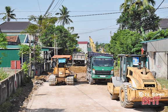 Bền bỉ, quyết liệt, đích đến huyện đạt chuẩn NTM ở Lộc Hà không còn xa