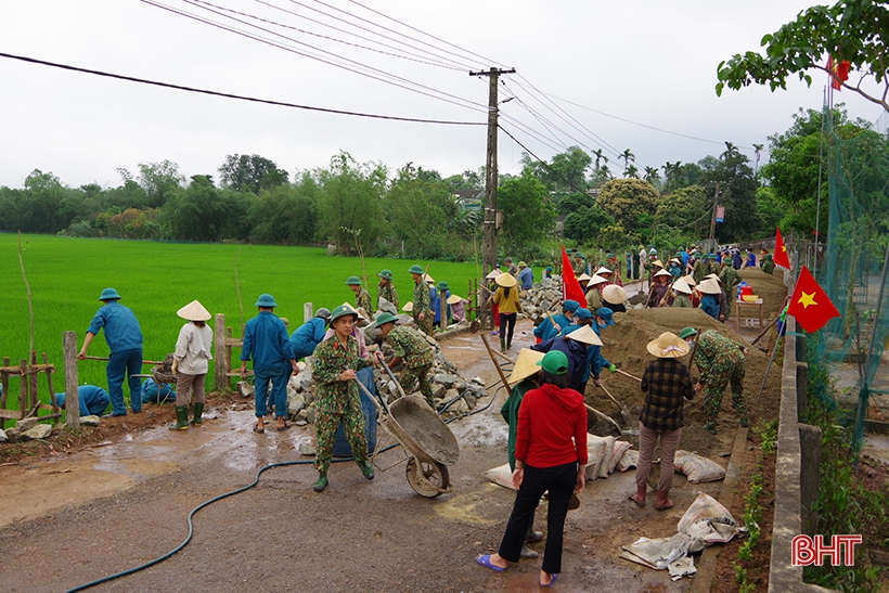 Ngày thứ 7 tình nguyện, chủ nhật xanh của đoàn viên thanh niên Bộ CHQS Hà Tĩnh