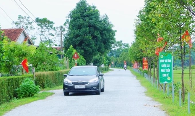 Diện mạo nông thôn tại tỉnh Hà Tĩnh có nhiều đổi thay. Ảnh: Thanh Nga. nganh nong nghiep ha tinh trong ky nguyen moi 210822 261 094127