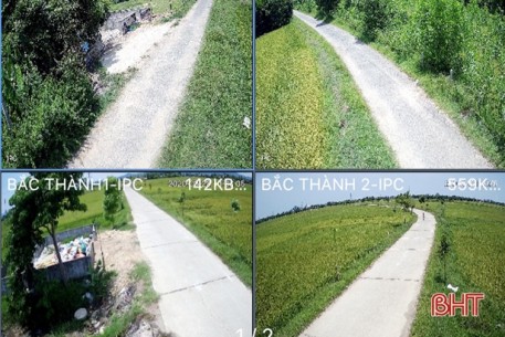 HTX môi trường đầu tiên ở Hà Tĩnh lắp camera chống “đổ rác trộm”