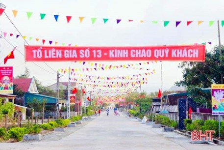 Huyện Kỳ Anh có thêm 25 khu dân cư nông thôn mới kiểu mẫu