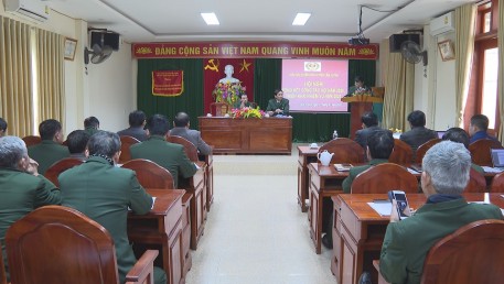 Hội nghị tổng kết công tác Hội Cựu chiến binh năm 2020, triển khai nhiệm vụ năm 2021 và thực hiện ký kết giao ước thi đua.