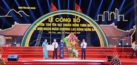 Bắc Giang: Bảy kết quả nổi bật trong xây dựng NTM năm 2020