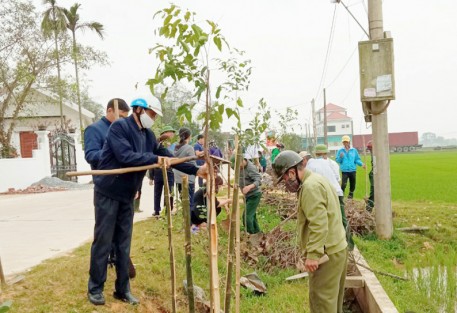 Lâm Trung Thủy: Trồng mới gần 260 cây sao đen dịp đầu xuân năm mới