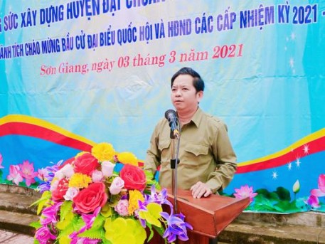 Ra quân chung sức xây dựng huyện đạt chuẩn NTM năm 2021