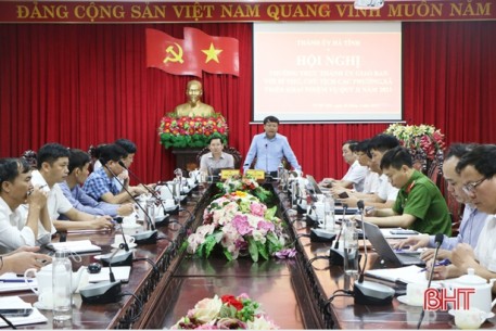 TP Hà Tĩnh tăng tốc thực hiện nhiệm vụ KT-XH trọng tâm năm 2021