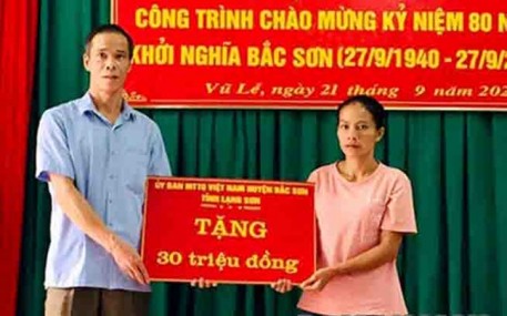 MTTQ huyện Bắc Sơn: Phát huy vai trò trong xây dựng nông thôn mới