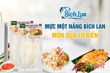 “Nâng tầm” mực ngon quê biển Lộc Hà thành sản phẩm OCOP