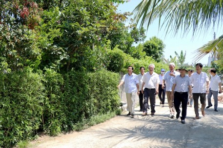Đoàn công tác Sở Nông nghiệp và PTNT tỉnh Bình Định tham quan nông thôn mới tại Hà Tĩnh