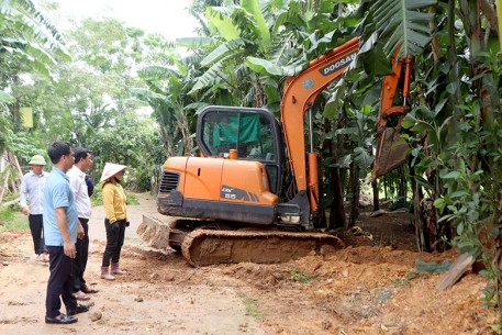 Thôn Động Eo tập trung xây dựng Khu dân cư NTM kiểu mẫu