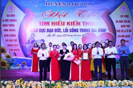 Lộc Hà tổ chức Hội thi “Tìm hiểu kiến thức về gia đình”