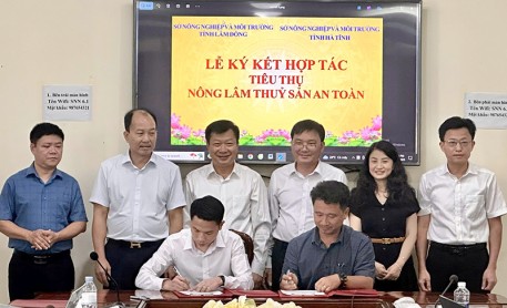 Hà Tĩnh và Lâm Đồng kết nối, quảng bá tiêu thụ nông sản sạch