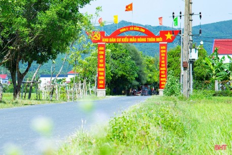 Khu dân cư mẫu, điểm sáng trong xây dựng nông thôn mới ở Hà Tĩnh
