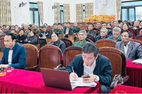 Tập huấn định hướng xây dựng nông thôn mới giai đoạn 2026-2030 tại xã Cẩm Hưng
