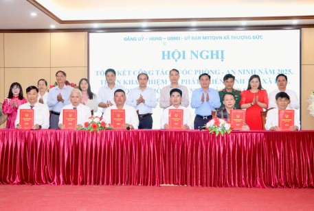 Xã Thượng Đức (Hà Tĩnh) phát động phong trào thi đua phát triển KT-XH xây dựng NTM năm 2026