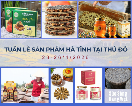 Sắp diễn ra “Tuần lễ sản phẩm Hà Tĩnh tại Thủ đô”: Kết hợp trưng bày trực tiếp và livestream trên nền tảng số