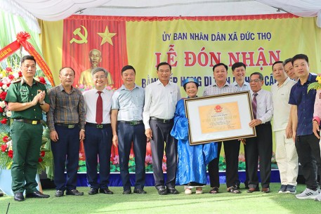 Tổ chức Lễ đón nhận Bằng xếp hạng di tích lịch sử - văn hóa cấp tỉnh Nhà thờ Phạm Huy