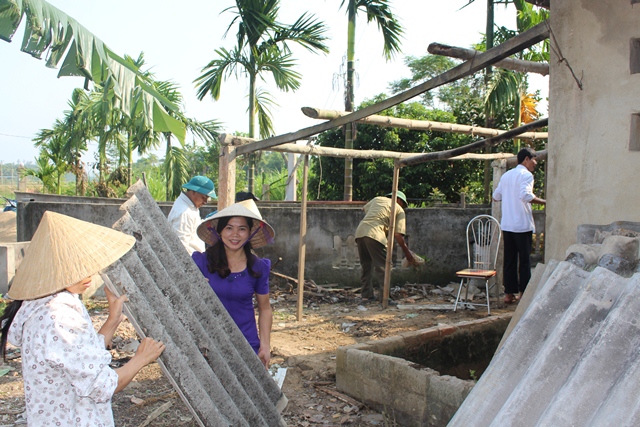 Giúp bà con chỉnh trang nhà ở, công trình phụ trợ