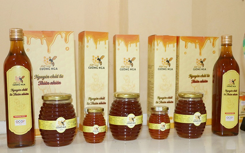 san pham mat ong cuong nga da dat chung nhan ocop 4 sao vao nam 2024